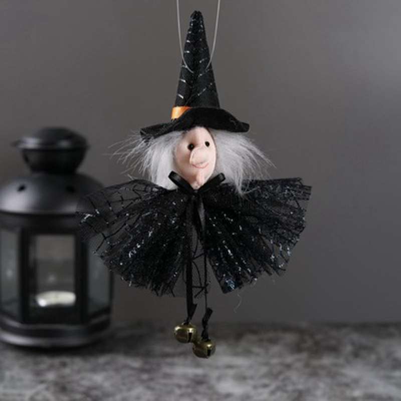 Halloween Doll Bar Decoration Witch Pendant Halloween Children Gift Halloween Party Home Decoration