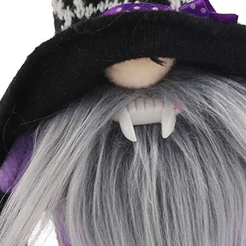 Halloween Decoration Faceless Dwarf Doll Ornaments Doll Spider Bat Party Decorations Black