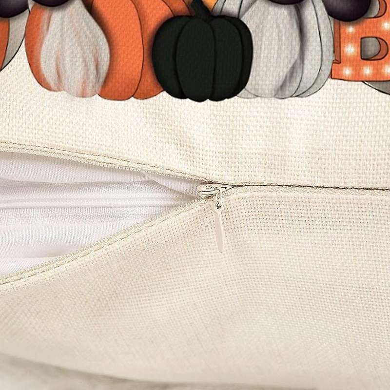 Halloween Decor Pillow Covers 18X18 Set of 4 Farmhouse Decorations Outdoor Throw Cushion Case for Ho