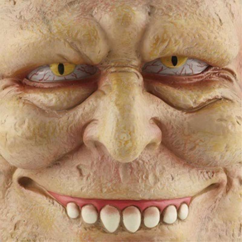 Halloween Horror Human Face Flower Pot Home Decoration Indoor Resin Cactus Fleshy Flower Pot Balcony
