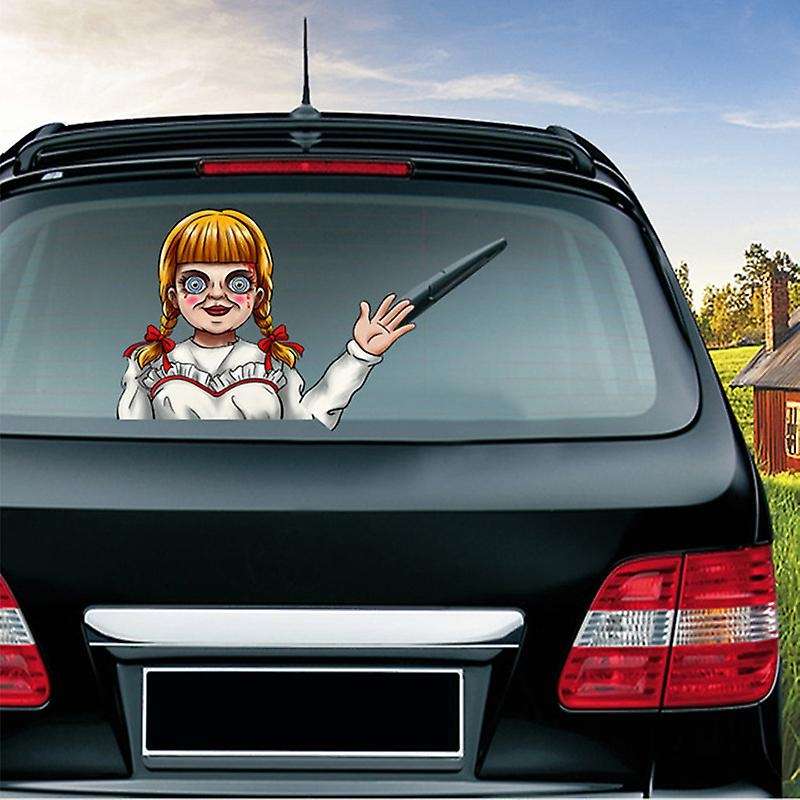 Halloween Horror Car Rear Window Wiper Sticker Waving Wiper Decals for Car Rear Windshield Wiper Sti