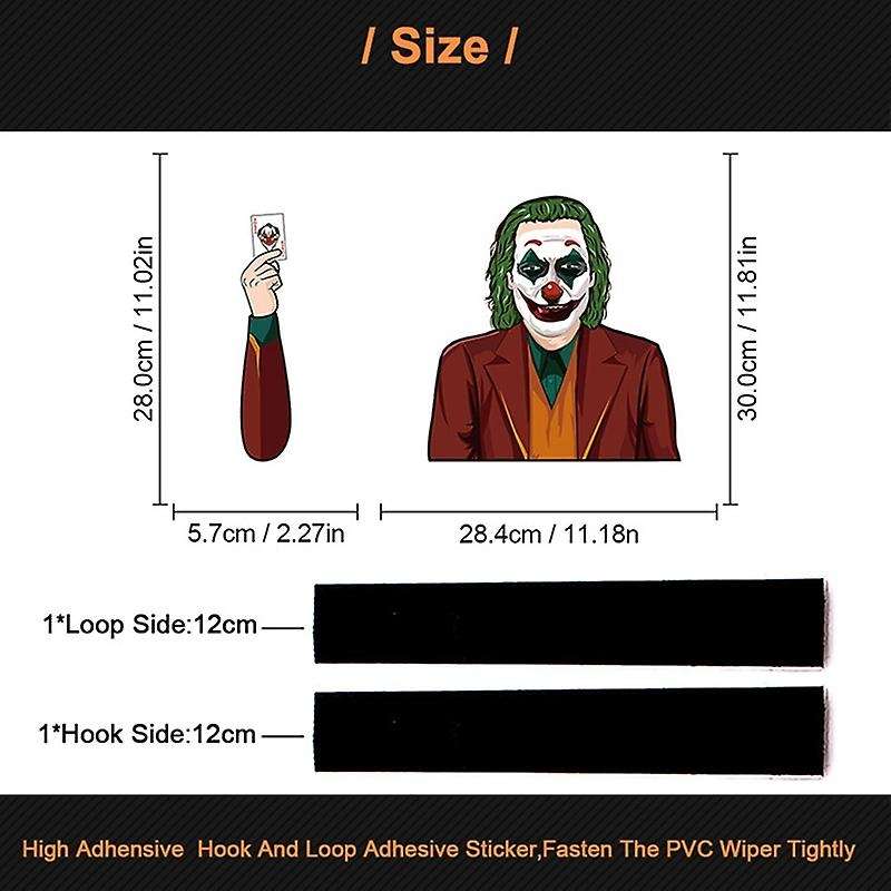 Halloween Horror Car Rear Window Wiper Sticker Waving Wiper Decals for Car Rear Windshield Wiper Sti