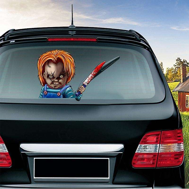 Halloween Horror Car Rear Window Wiper Sticker Waving Wiper Decals for Car Rear Windshield Wiper Sti