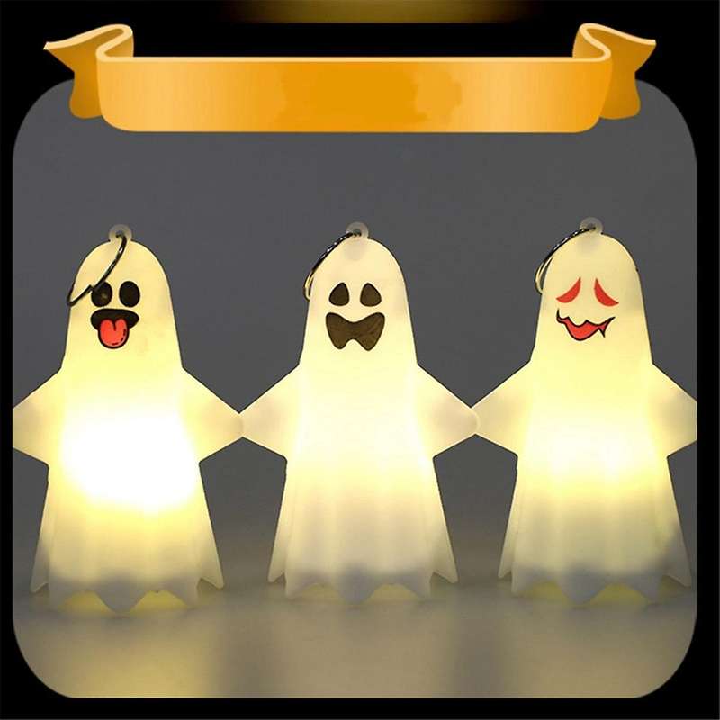 Halloween Night Ghost Lamps for Layout Holiday Decor Table Lights Indoor LED Decor Lamp Desktop Prop