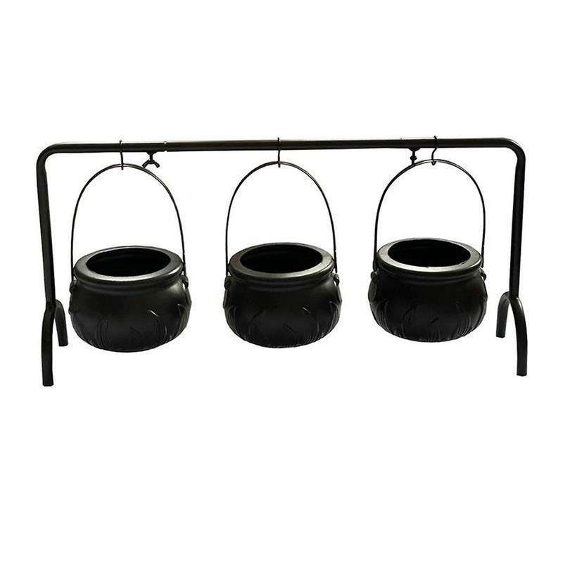 Halloween Witch Cauldron Candy Serving Bowl Decor Spooky Candy Bucket Punch Bowls Cauldron Bowls wit
