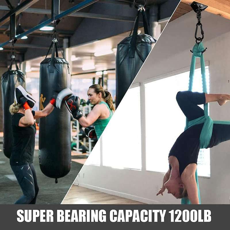 Hammock Hanging Kit,heavy Duty Hanging Chair 360 Rotate Hanging Swing Hooks for Yoga ,chair ,tree
