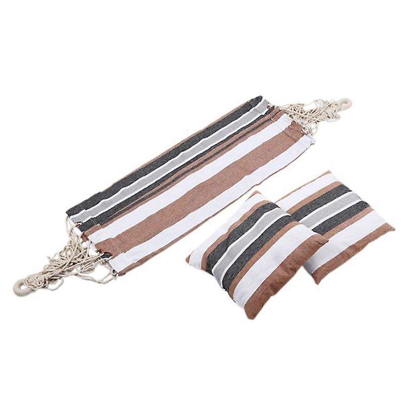 Hammock Chair Hanging Rope Swing Seat for Indoor Outdoor, Cotton Weave Hammock Swing for Bedroom Pat