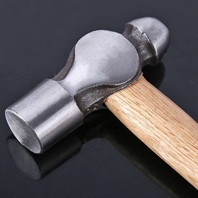 Hammer Mini Wooden Hammer Round Head Goldsmith Multi-Function Manual DIY Leather Hammer