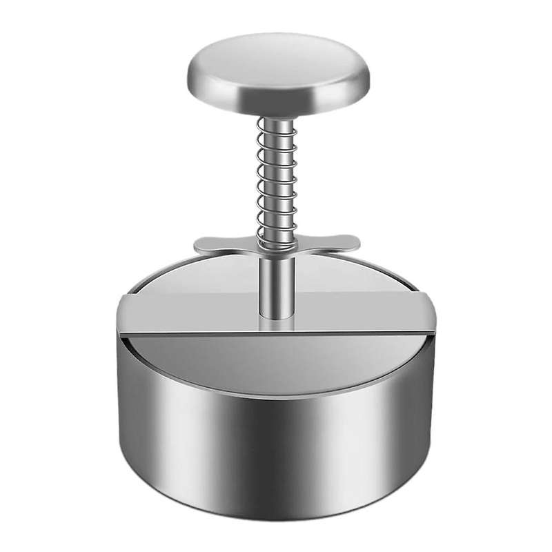 Hamburger Press,Round Burger Patty Maker,Non-Stick Adjustable Stainless Steel Hamburger Press Patty