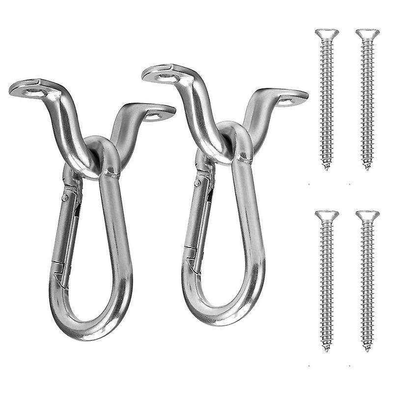 Hammock Hanging Kit Heavy Duty Stainless Steel Hammock Accessories Load Capacity for Installation Of