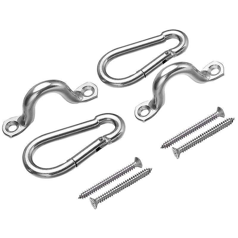 Hammock Hanging Kit Heavy Duty Stainless Steel Hammock Accessories Load Capacity for Installation Of