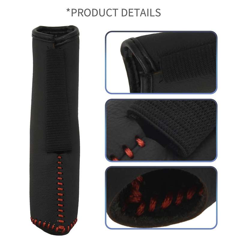 Hand Brake Cover Compatible Honda / Accord / Civic 8, Black + red line