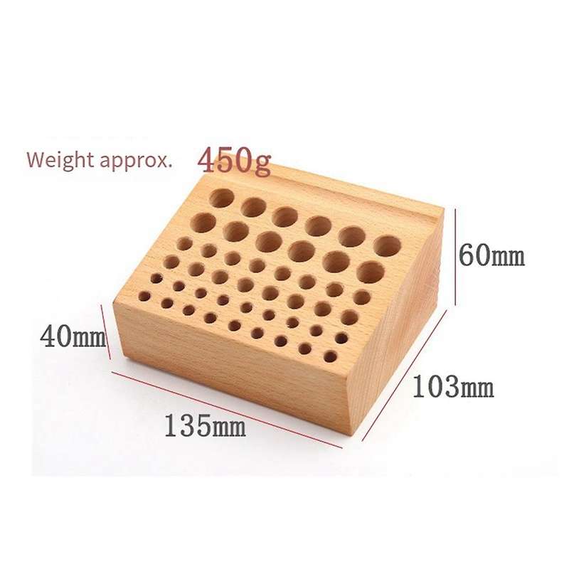 Hand- Diy Beech Tool Rack to Make Leather Tools for Leather Work to Make Punching Tool Storage Rack