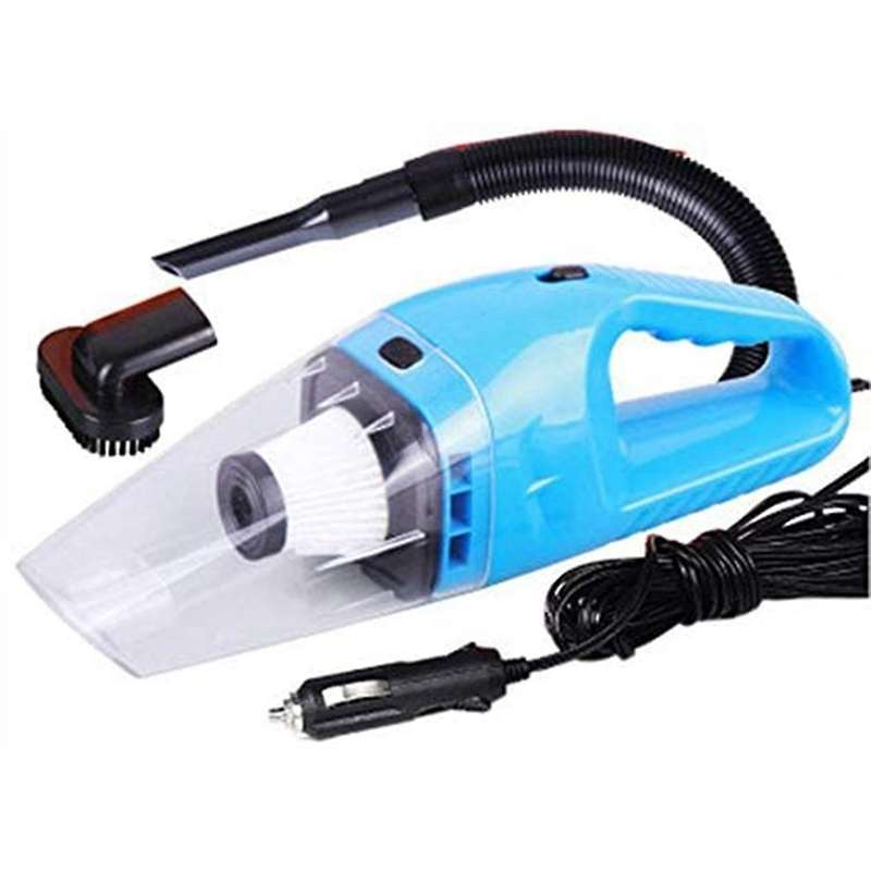Hand Held 12V 120W Mini Car Vacuum Cleaner Suitable for Car Portable Vacuum Cleaner Blue