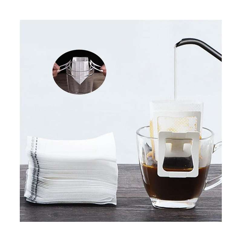 Hand Flush Non-woven Coffee Filter Bag with Hanging Ear, Coffee Filter Paper Hanging Ear Cold Extra