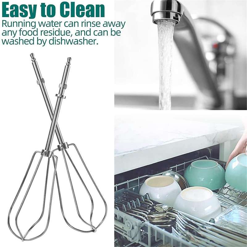 Hand Mixer Replacement Beaters for CHM Series Hand Mixer Parts, HM-50 HM-70, Electric Mixer Replacem