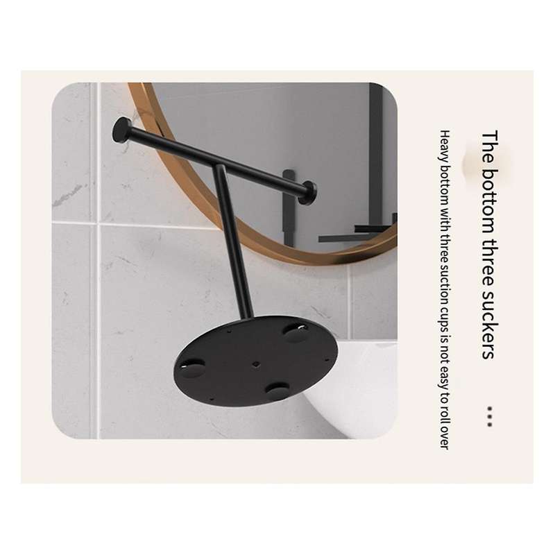 Hand Towel Holder Stand, L Shape Hand Towel Rack, Stable Free-Standing Towel Bar, Small Towel Ring S