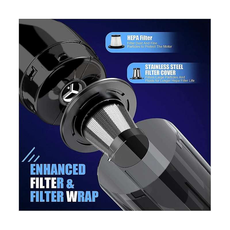 Hand Vacuum Cleaner Cordless Portable Handheld Vacuum Rechargeable Small Car Vacuum with 120w High