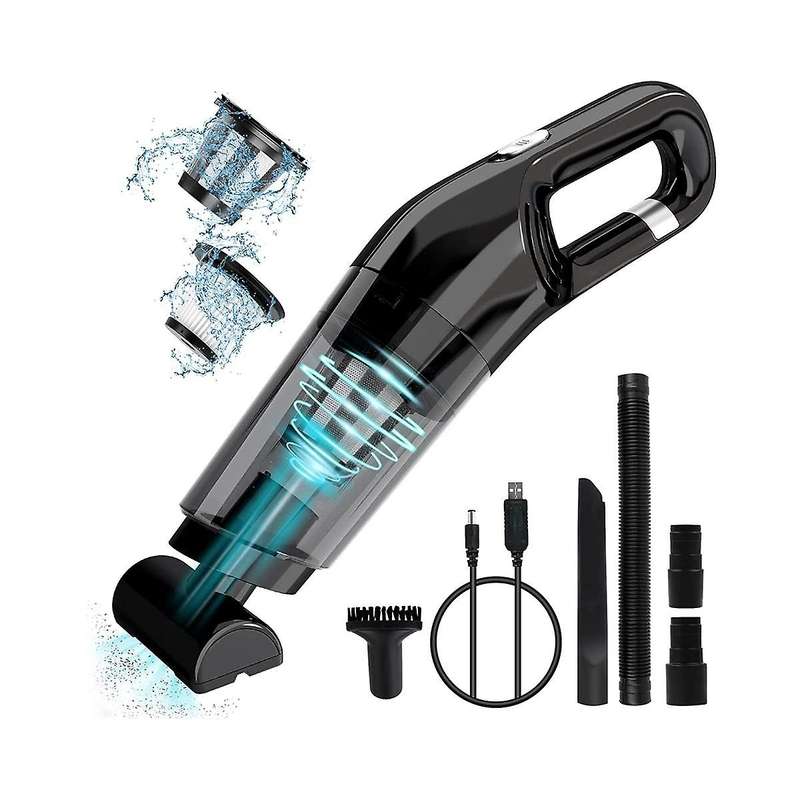 Hand Vacuum Cleaner Cordless Portable Handheld Vacuum Rechargeable Small Car Vacuum with 120w High