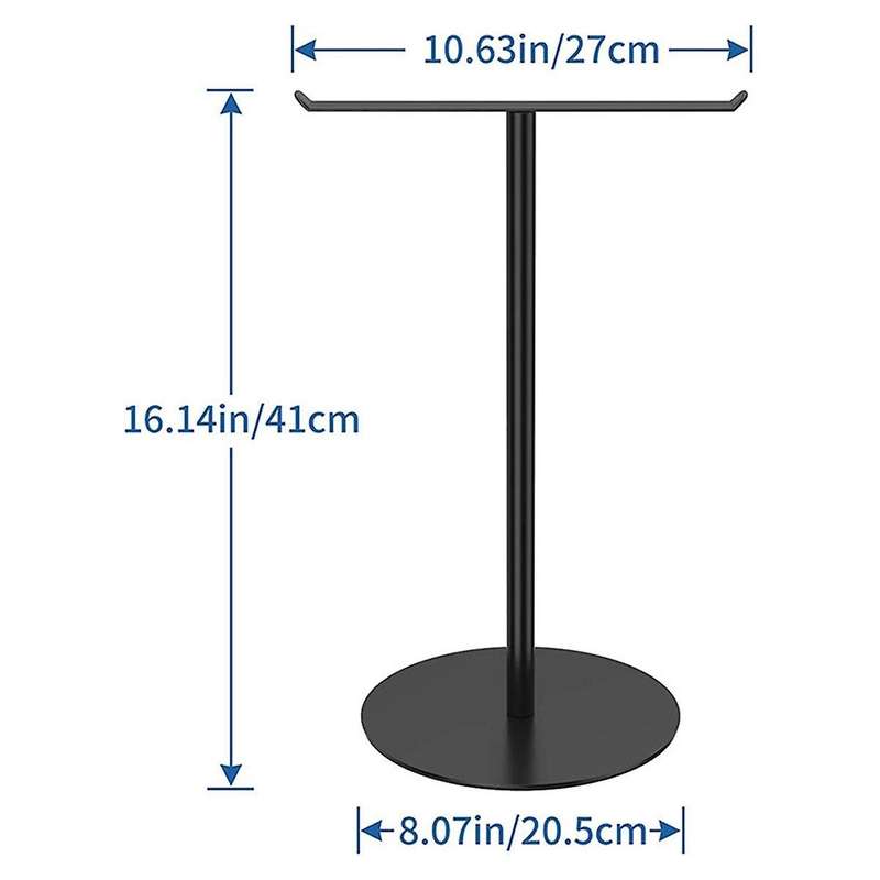 Hand Towel Holder Stand, T Shape Hand Towel Rack, Stable Free-Standing Towel Bar, Small Towel Ring S