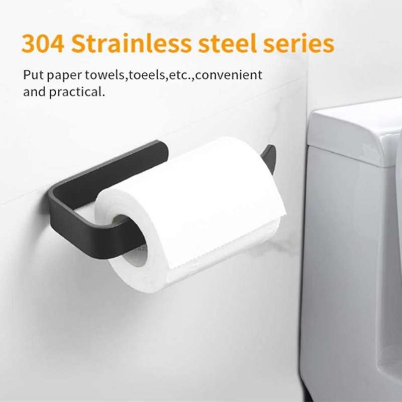 Hand Towel Holder for Bathroom,self Adhesive Towel Bar,easy Install Stainless Steel Towel Rack Dish
