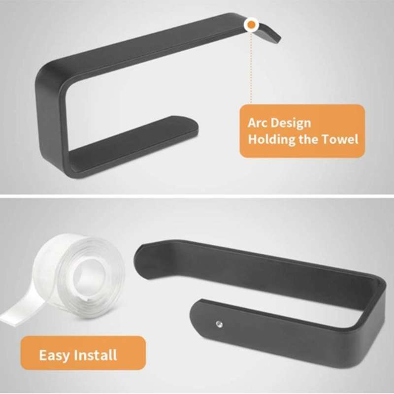 Hand Towel Holder for Bathroom,self Adhesive Towel Bar,easy Install Stainless Steel Towel Rack Dish