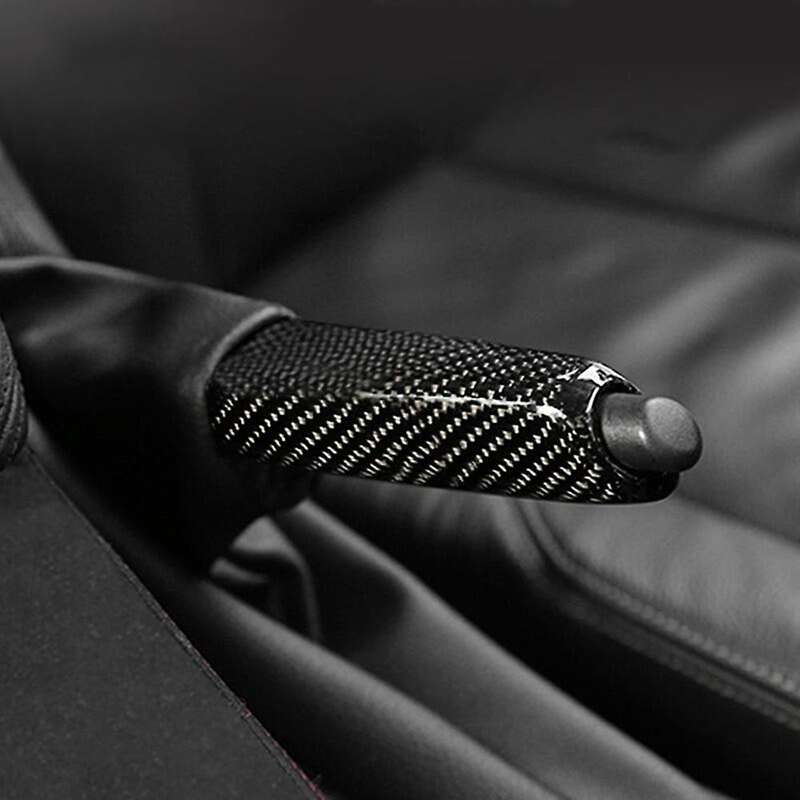 Handbrake Cover Carbon Fiber Pattern Abs for 2005-2019 E46 E90 E92 E60 E39 F30 F34 F10 F20