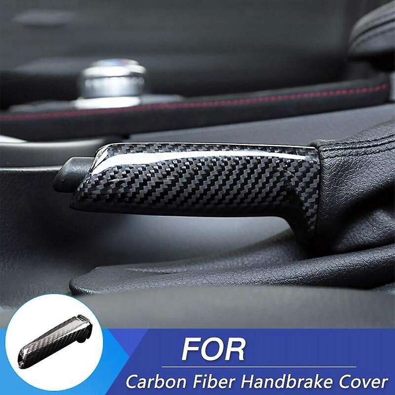 Handbrake Cover Carbon Fiber Pattern Abs for 2005-2019 E46 E90 E92 E60 E39 F30 F34 F10 F20
