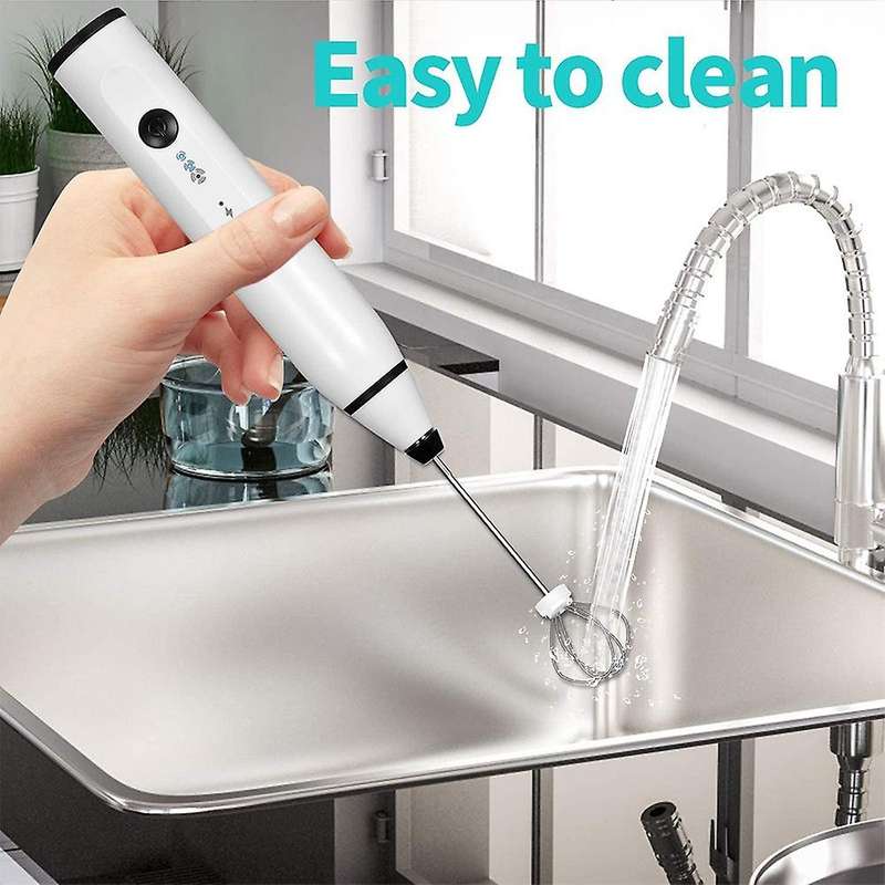 Handeld,electric Whisk for Baking/coffee Frother Jug,three- Adjustment Milk Bubbler