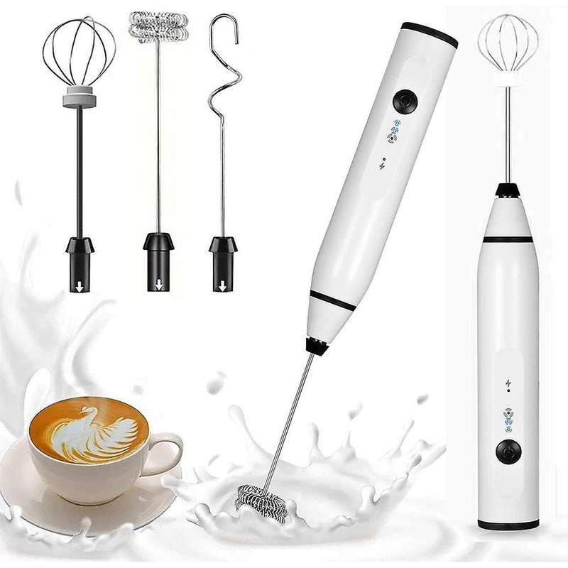 Handeld,electric Whisk for Baking/coffee Frother Jug,three- Adjustment Milk Bubbler