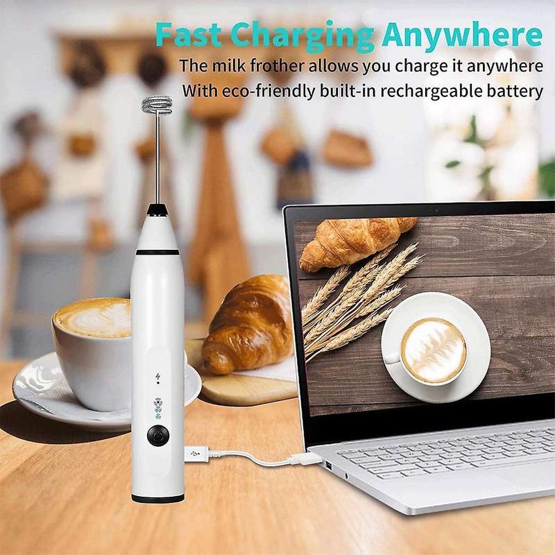 Handeld,electric Whisk for Baking/coffee Frother Jug,three- Adjustment Milk Bubbler