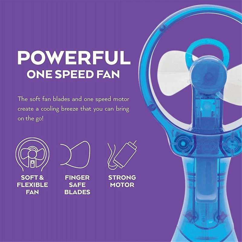 Handheld Battery Powered Water Mist Fan(2PCS)