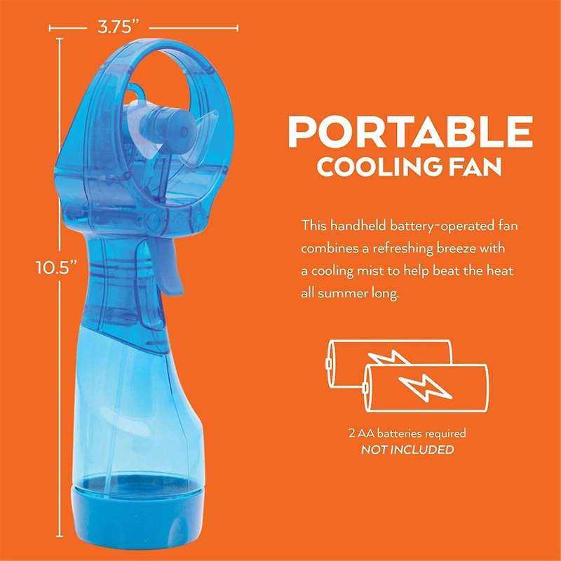 Handheld Battery Powered Water Mist Fan(2PCS)