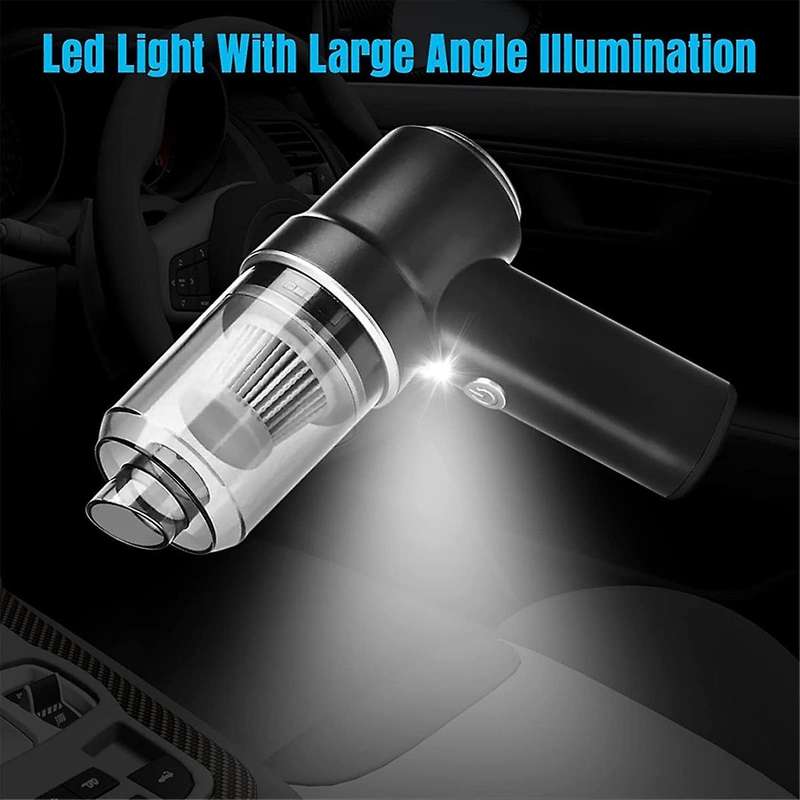 Handheld Car Vacuum Cleaner 120w Powerful Suction Small Car Vacuum Cleaner Hand Vacuum Mini Dust