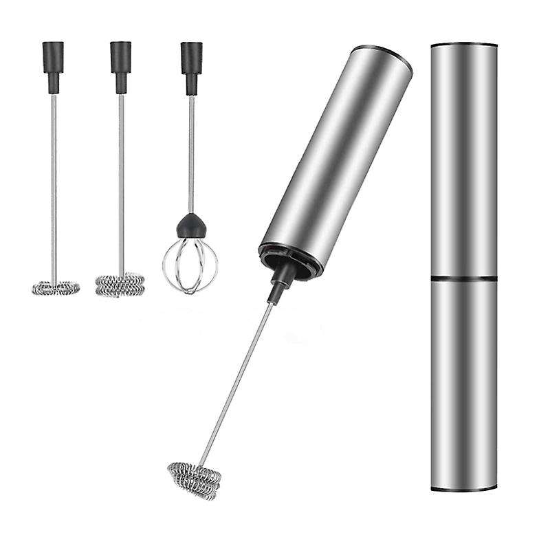 Handheld Coffee Frother Electric Whisk, Usb Rechargeable Foam Maker Bubbler Egg Beater for Hot Cho
