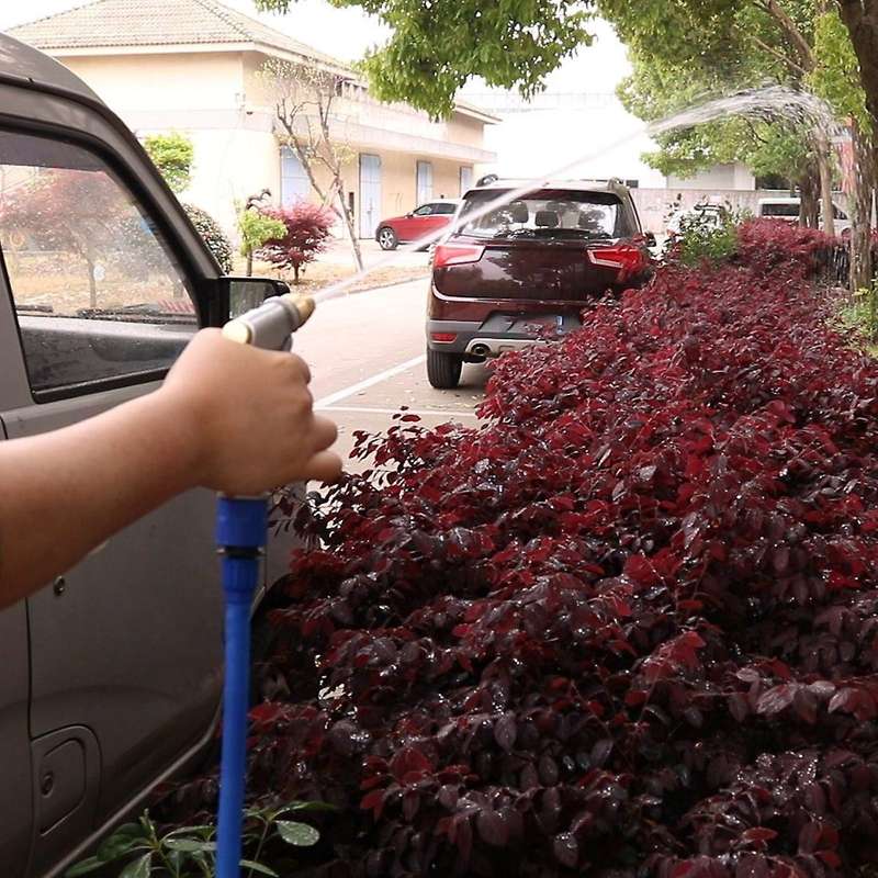 Handheld Car Wash Tool with Full Brass Nozzle Car Wash High Garden Watering Tool Cleaning Tool