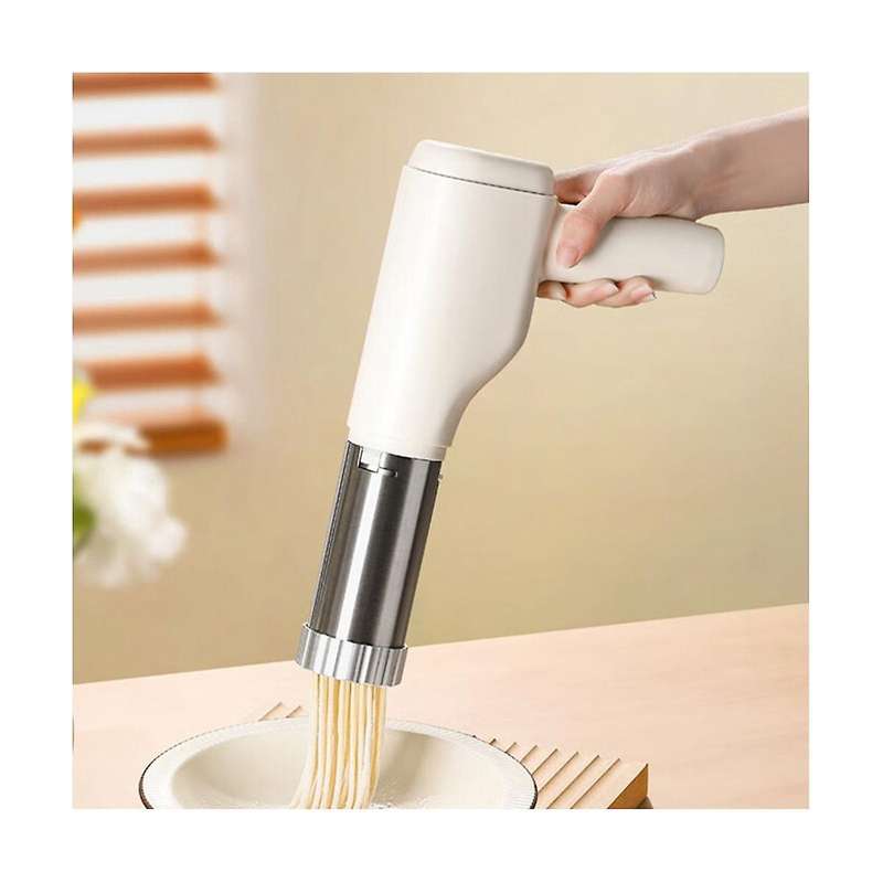 Handheld Noodles Maker Portable Rechargeable Noodle Pasta Machine for 1-2 Person with 5 Molds Kitch