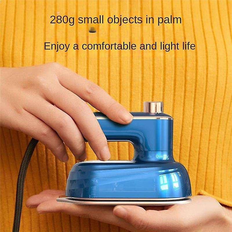 Handheld Garment Fabric Steamer,suitable for Travel Home Blue Eu Plug