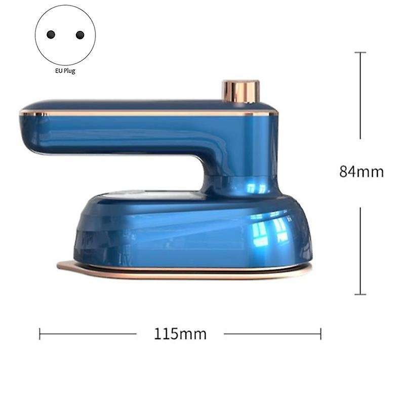 Handheld Garment Fabric Steamer,suitable for Travel Home Blue Eu Plug