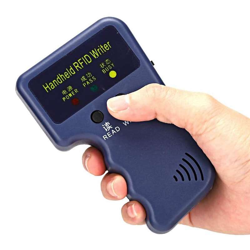 Handheld RFID Card Copier 125KHz ID (EM4100/HID/AWID) Duplicator Reader Writer with 6 Writable +6 W