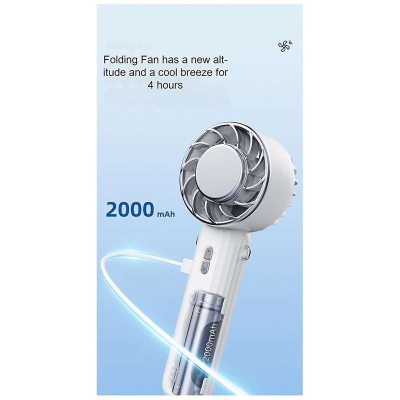 Handheld Refrigeration Turbo Fan Portable Small Fan Electric Refrigeration Usb Desktop Turbine Cooli