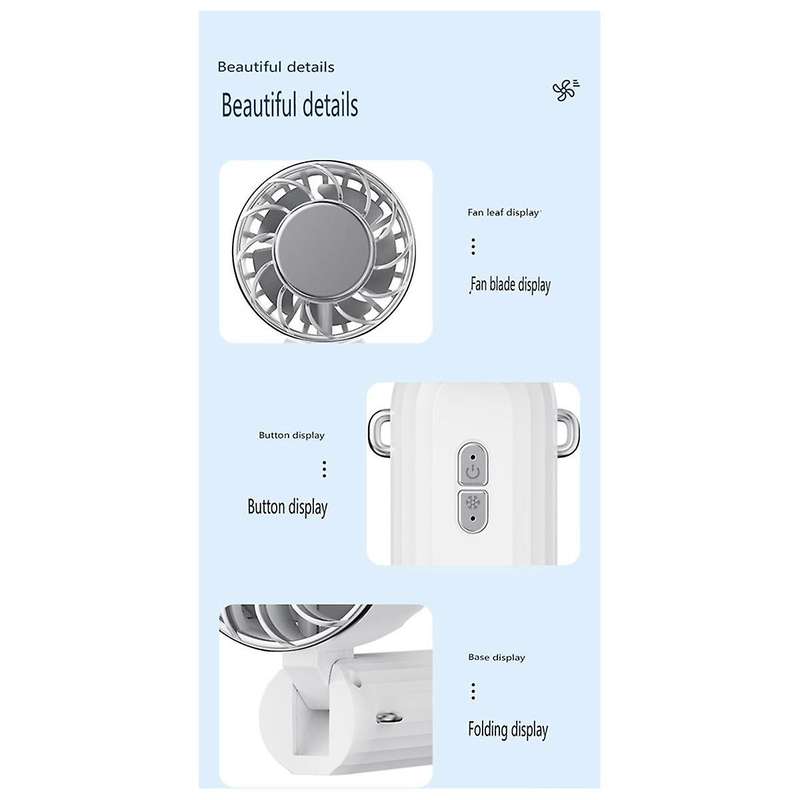 Handheld Refrigeration Turbo Fan Portable Small Fan Electric Refrigeration Usb Desktop Turbine Cooli