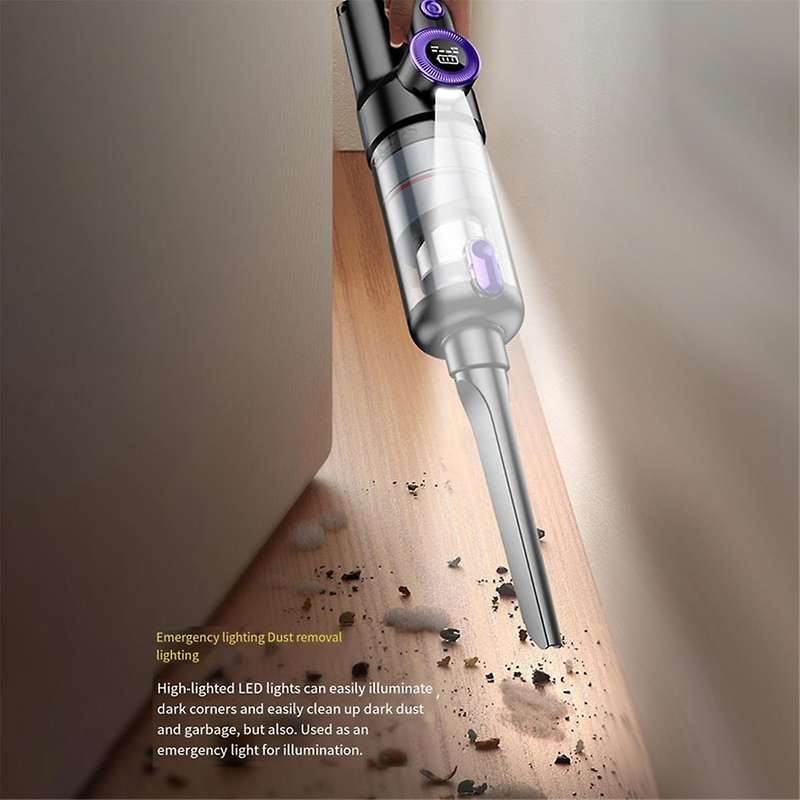 Handheld Vacuum Cordless - Car Vacuum Cleaner with Brushless Motor, 14000Pa Strong Suction Vacuum wi