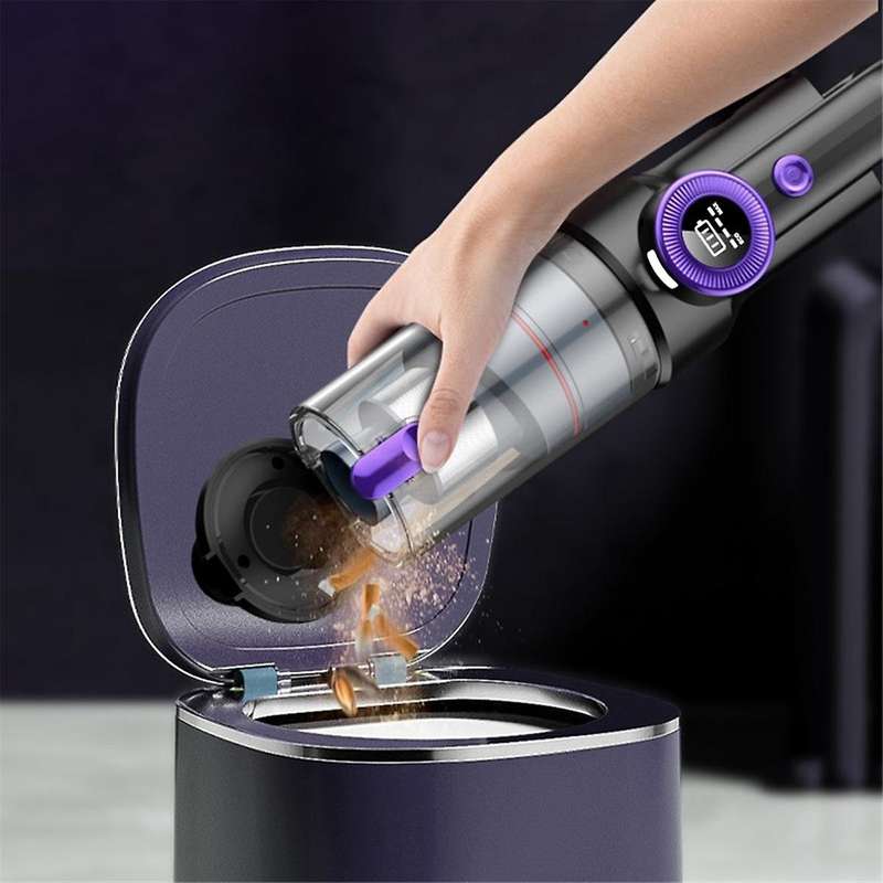 Handheld Vacuum Cordless - Car Vacuum Cleaner with Brushless Motor, 14000Pa Strong Suction Vacuum wi