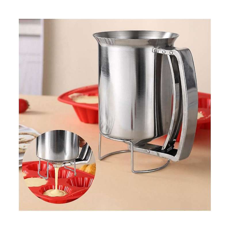 Handheld Stainless Steel Batter Dispenser Cake Cupcake Dough Dispensers Kitchen Tool Baking Flour Pa