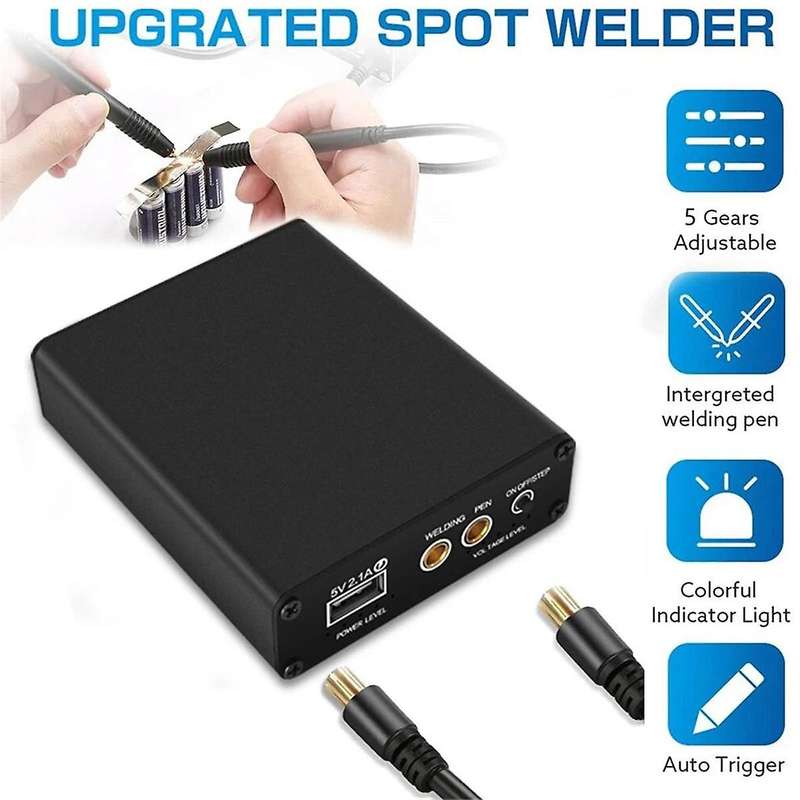 Handheld Spot Welding Machine 5 Gears Adjustable DIY Set Small Welding Machine Welding Mobilephone
