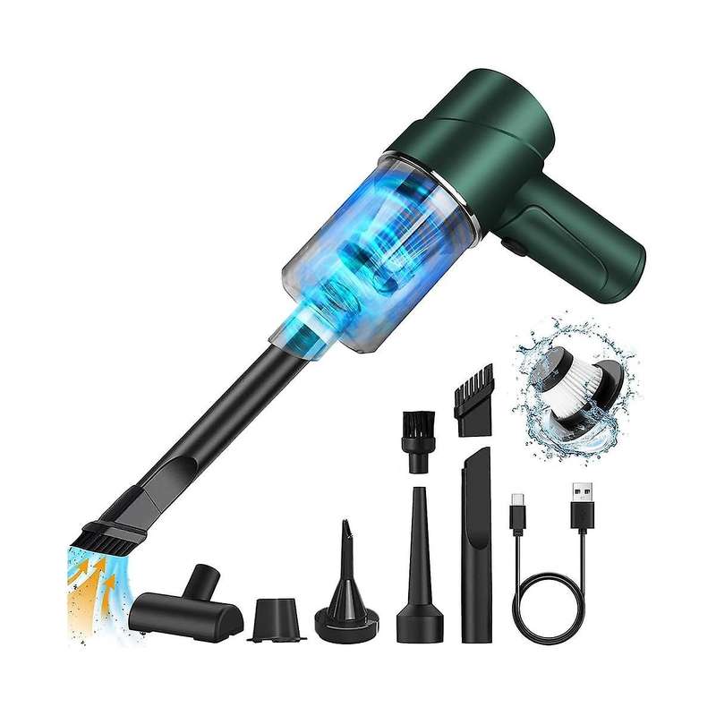 Handheld Vacuum Cleaner, Wireless 6000pa, Mini Car Vacuum Cleaner , Light Weight Portable Battery Va