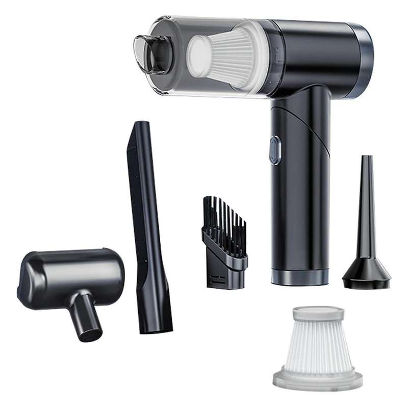 Handheld Vacuum and Compressed Air Duster Handheld Vacuum Cordless Foldable Mini Vacuum Rechargeable