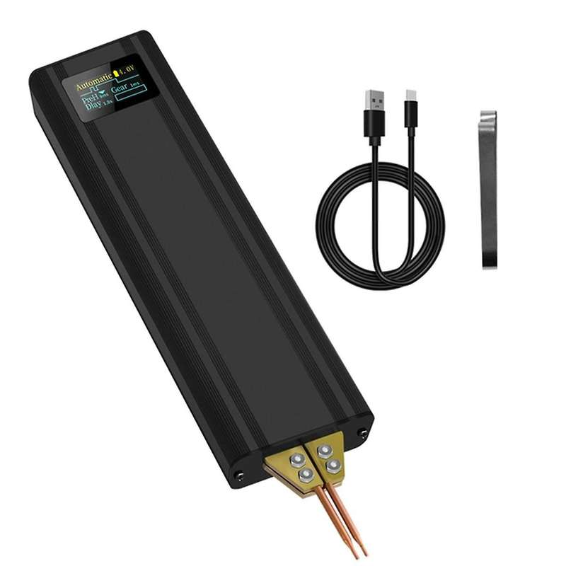 Handheld Spot Welder Diy Portable Spot Welding Machine with 0.1-0.2mm Nickel Sheet for Welding Repai