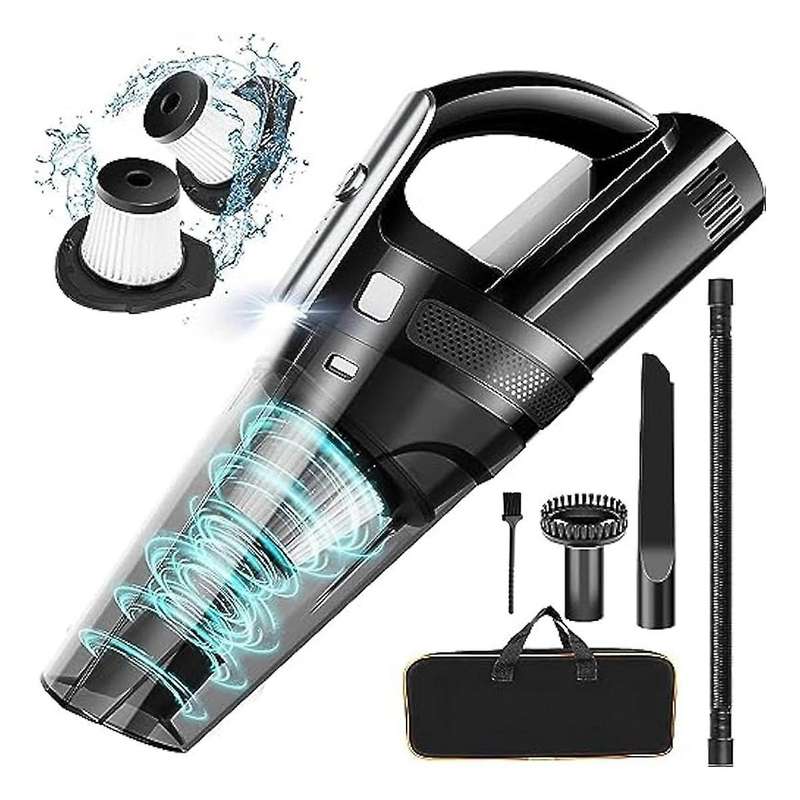 Handheld Vacuum Mini Protable Rechargeable Car Vacuum Cleaner Cordless 8000pa Powerful Suction for C